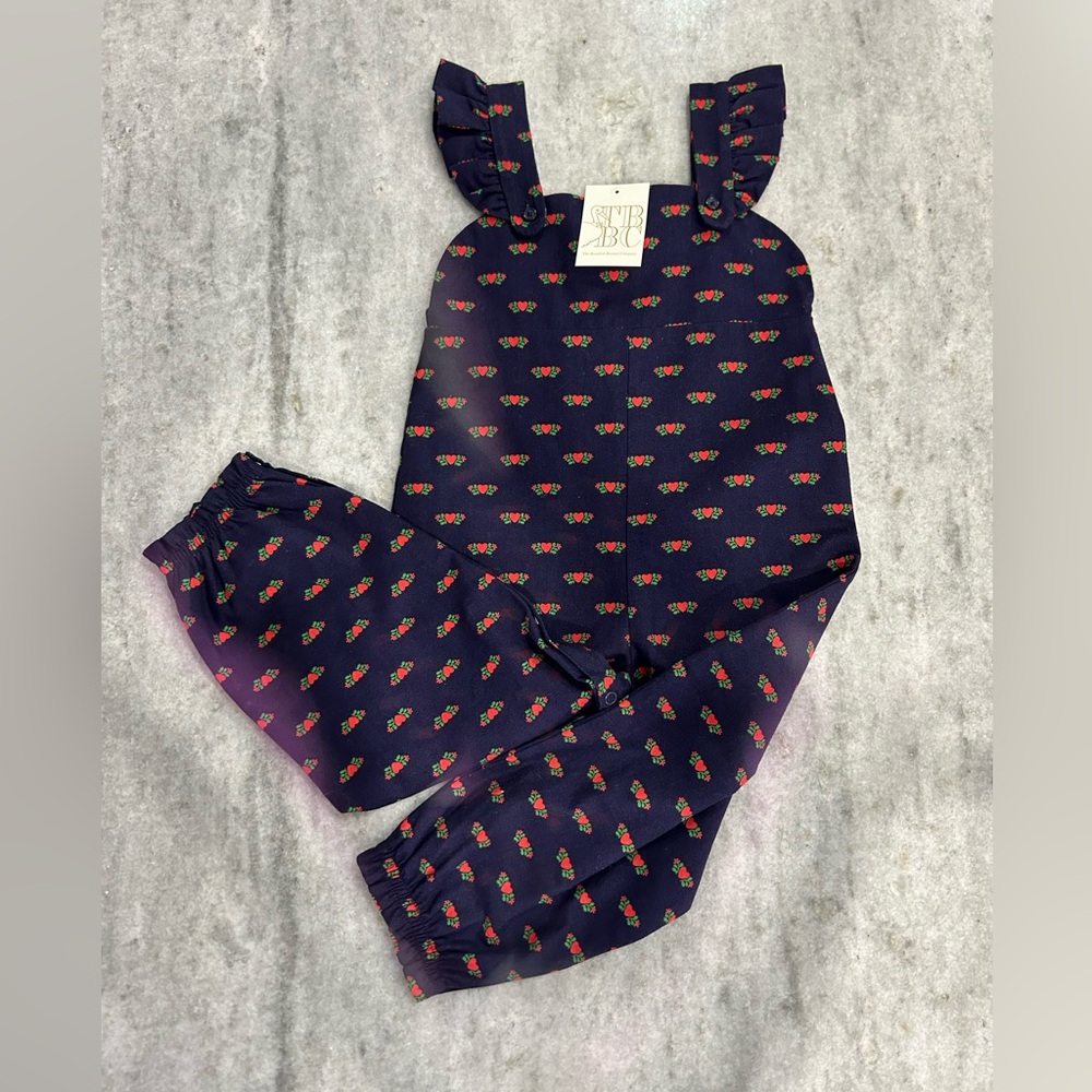 The Beaufort Bonnet Co. Violet's Vintage Overall Size4T